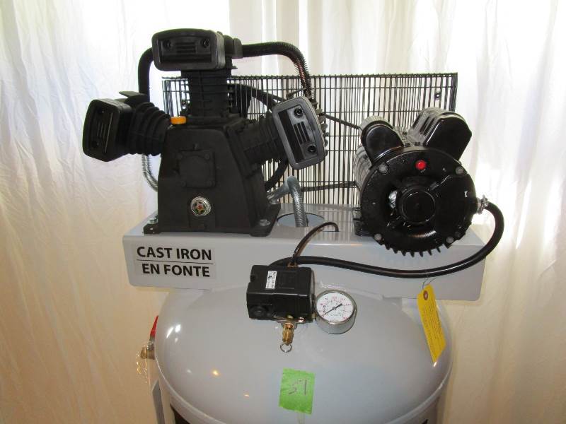 lot 51 image: Iron Horse 80 Gallon Air Compressor