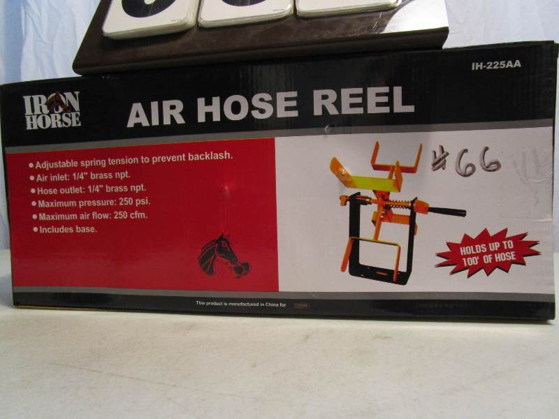 lot 66 image: Iron Horse Air Hose Reel