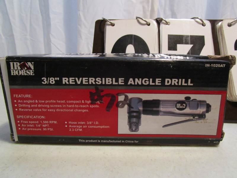 lot 72 image: Iron Horse 38 Drive Reversible Angle Drill