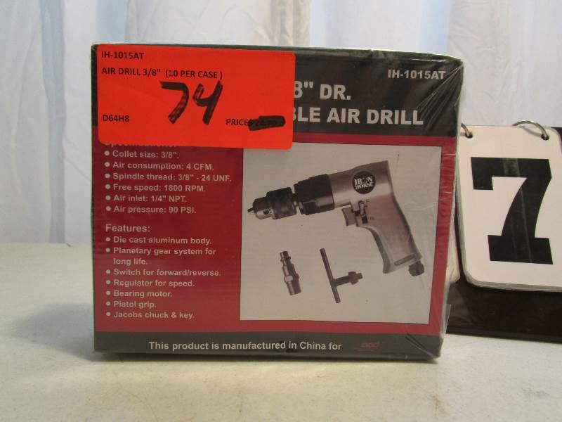lot 74 image: Iron Horse 38 Drive Reversible Air Drill