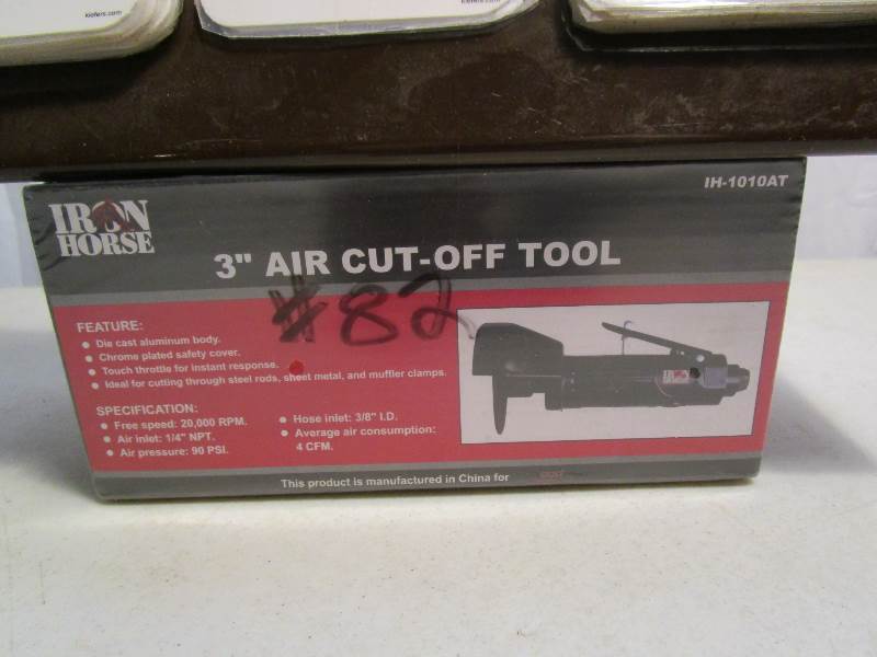 lot 82 image: Iron Horse 3 Air Cut Off Tool