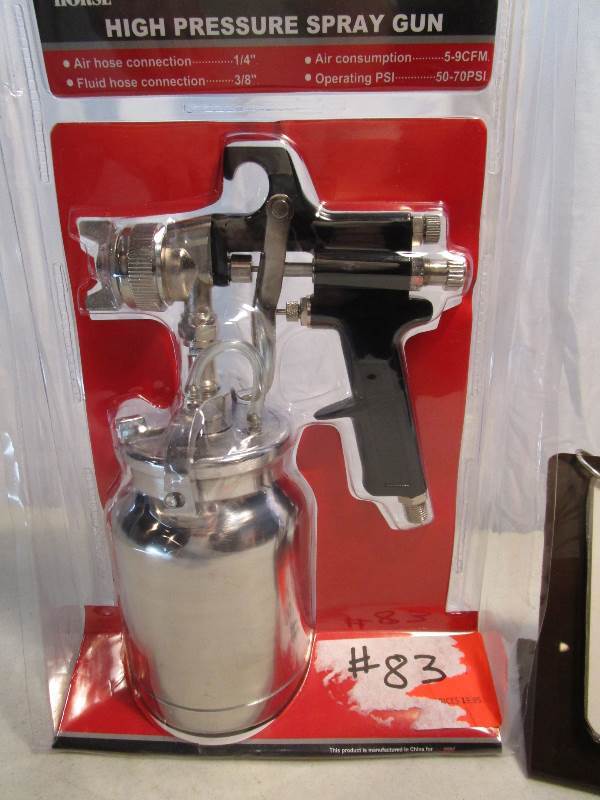lot 83 image: Iron Horse High Pressure Spray Gun