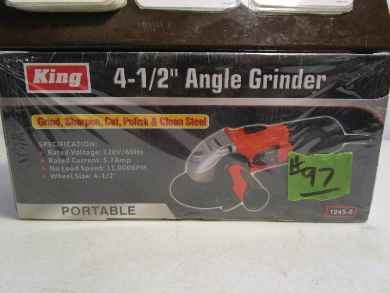 lot 97 image: 4-12 Angle Grinder