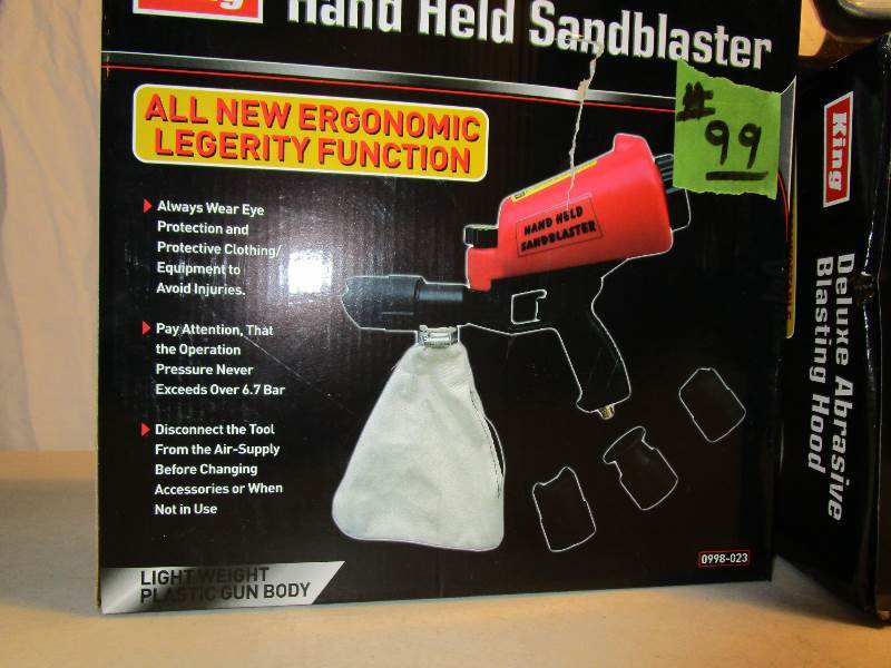 lot 99 image: Hand Held Sandblaster