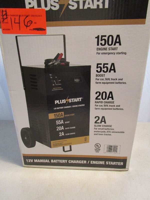 lot 146 image: Plus Start Battery Charger