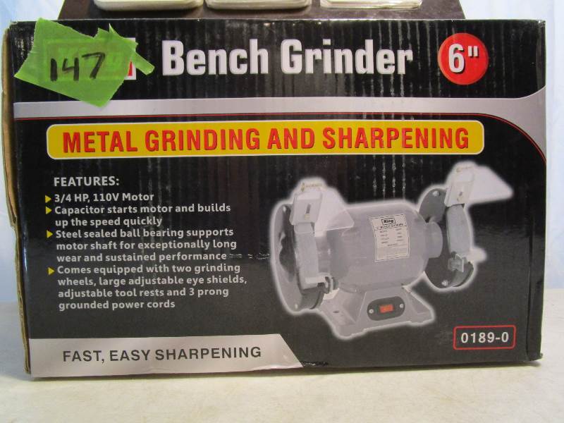 lot 147 image: King 6 Bench Grinder