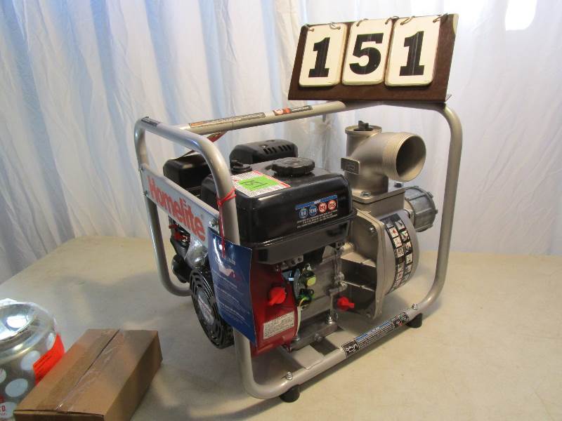 lot 151 image: Homelite 3 Water Pump