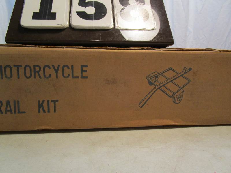 lot 158 image: Motor Cycle Trailer Rail Kit