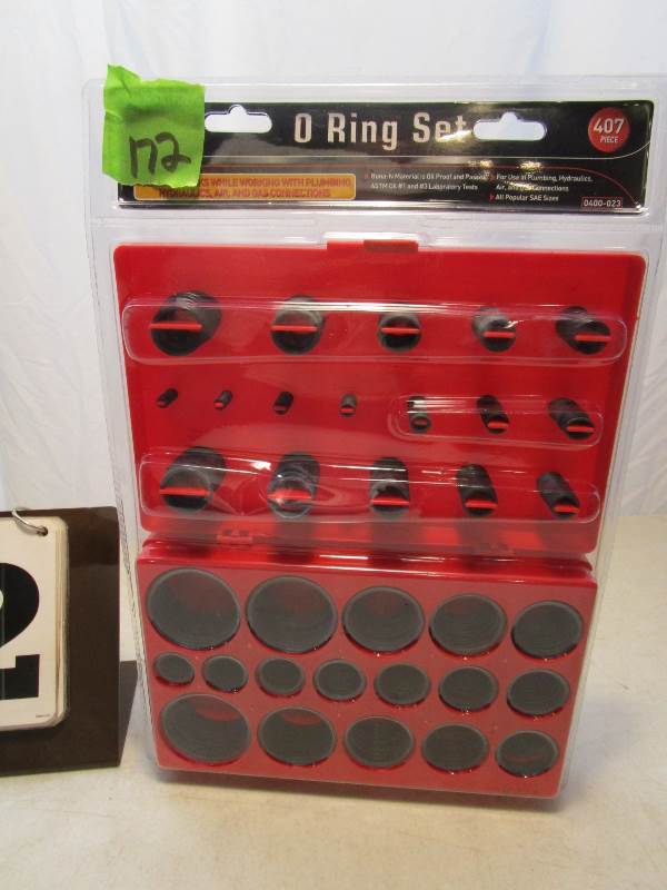 lot 172 image: King 407 pc O-Ring Set