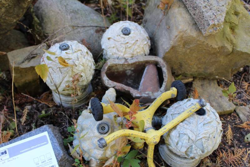 Lot of (6) Garden Fountain Pieces