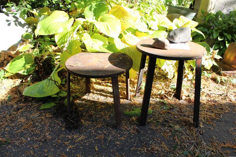 Lot of (2) Metal Tables