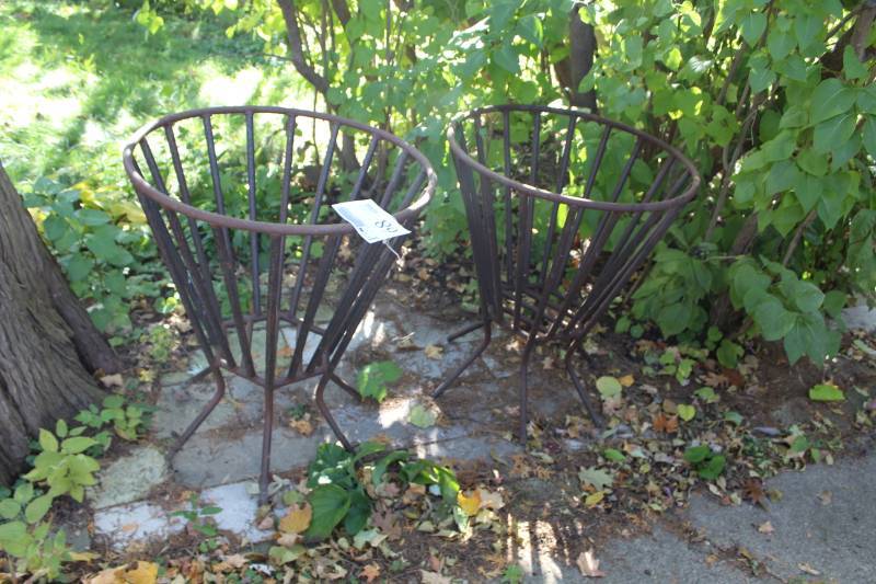 Lot of (2) South African Fire Baskets