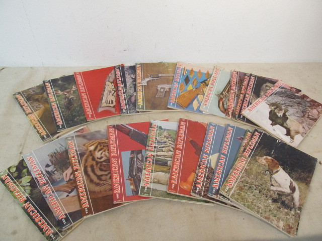 lot 42 image: Lot of Vintage 1950s AMERICAN RIFLEMAN Magazines