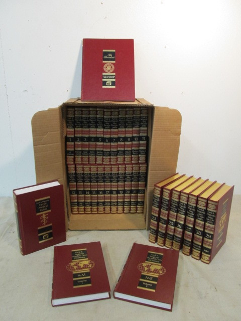 lot 51 image: COMPLETE Funk & Wagnalls Encyclopedia Set