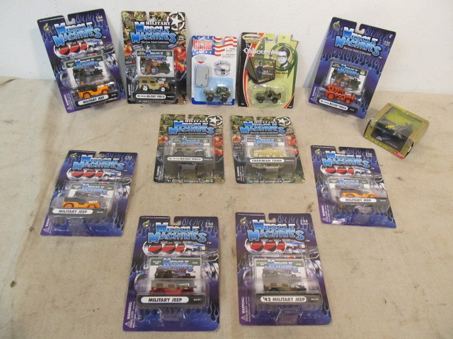 lot 52 image: Large Lot of Diecast Military Vehicles