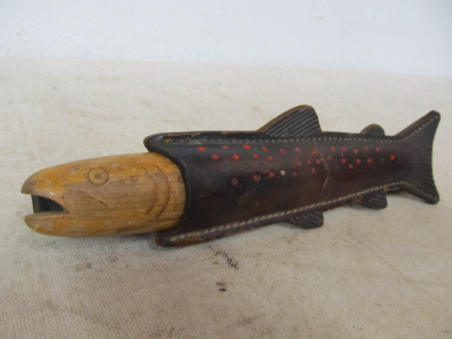 Vintage MORA Sweden Fish/Trout Handled Knife w/Matching Sheath