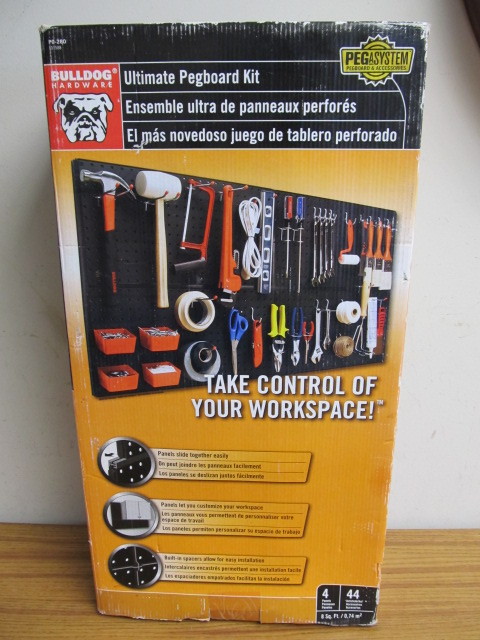 lot 160 image: Brand New Tool Organizing Pegboard System