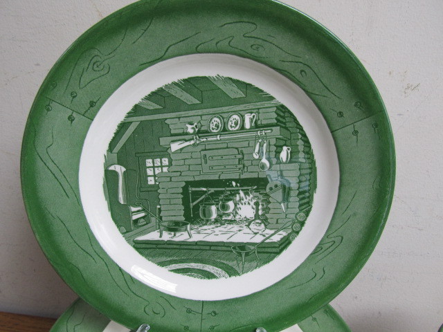 lot 180 image: Large Set of Vintage Colonial Homestead China