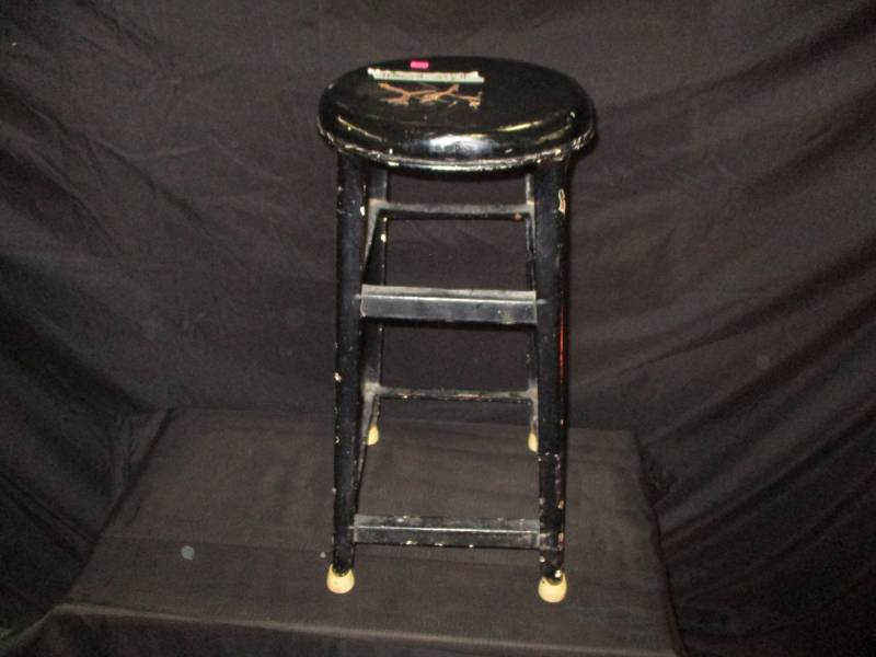 Metal Stool With Foot Protectors
