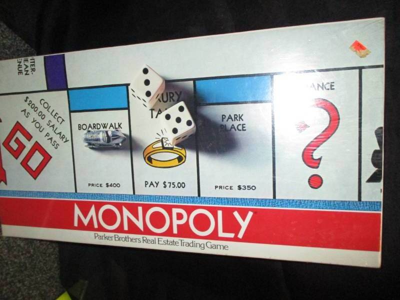 Unopened still in plastic Monopoly game, Picture Puzzles and more