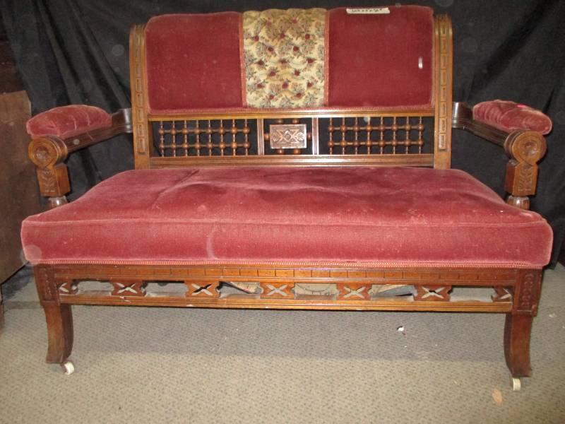 Vintage Bench with beautiful wood work