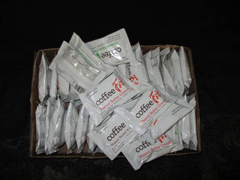 40 Various packs of Coffee Fit, Peanut Fudge, Peanut Butter Cruch