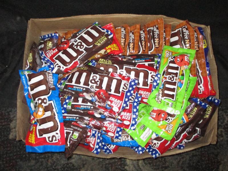 45 Various Packs of M&Ms