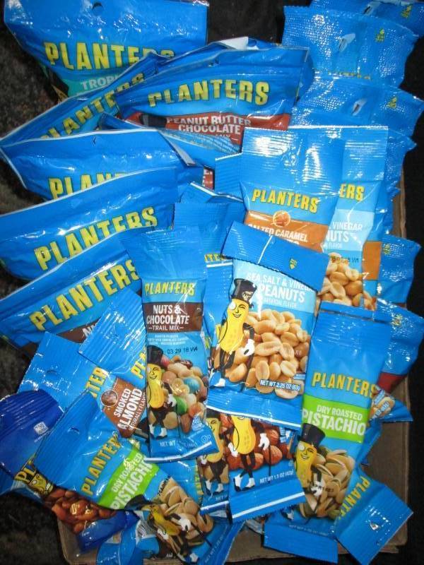 40 Various Packs of Planters Nuts and Trail Mix