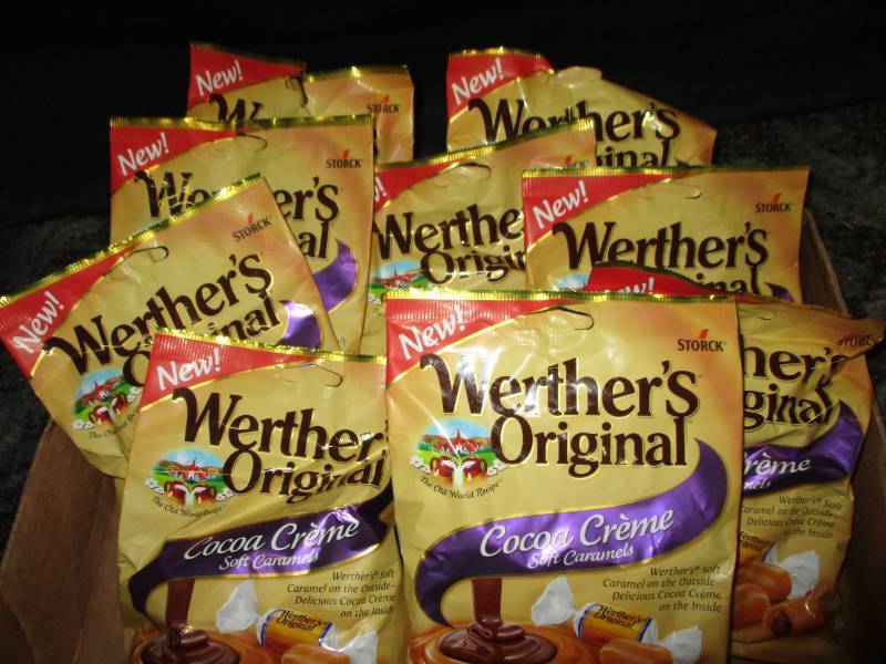 9 bags of Werthers Original Cocoa Crme