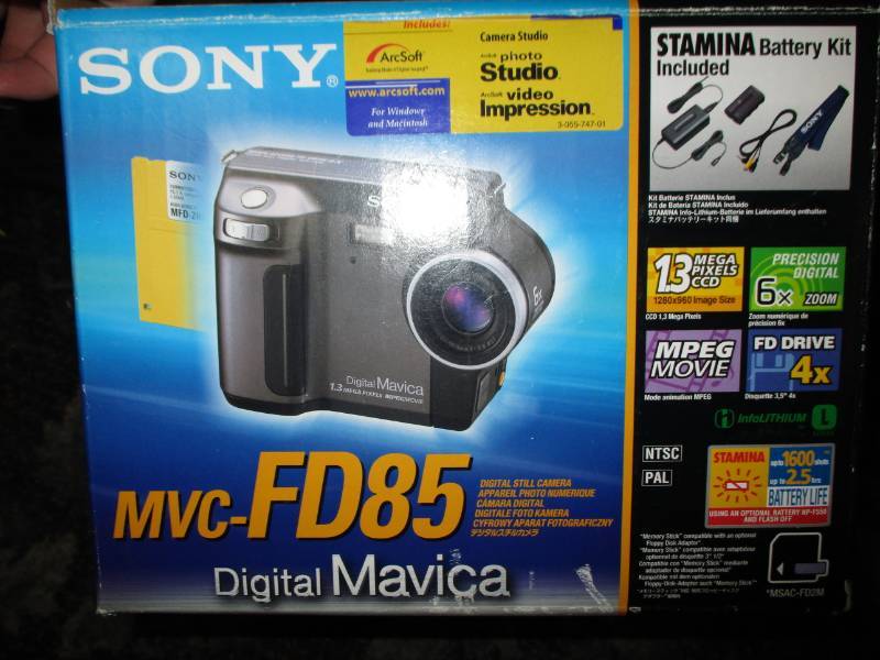 Sony Video Camera MVCFD85 Digital still camera