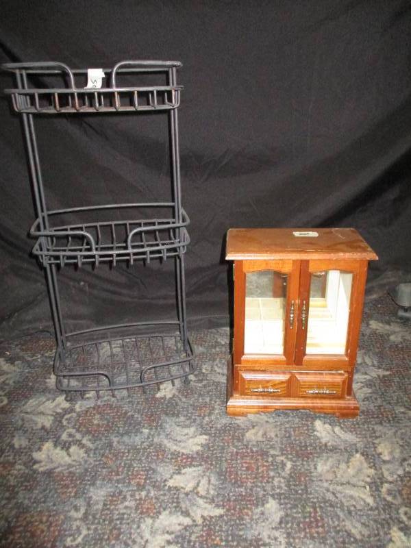 Jewelry Box and Metal stand