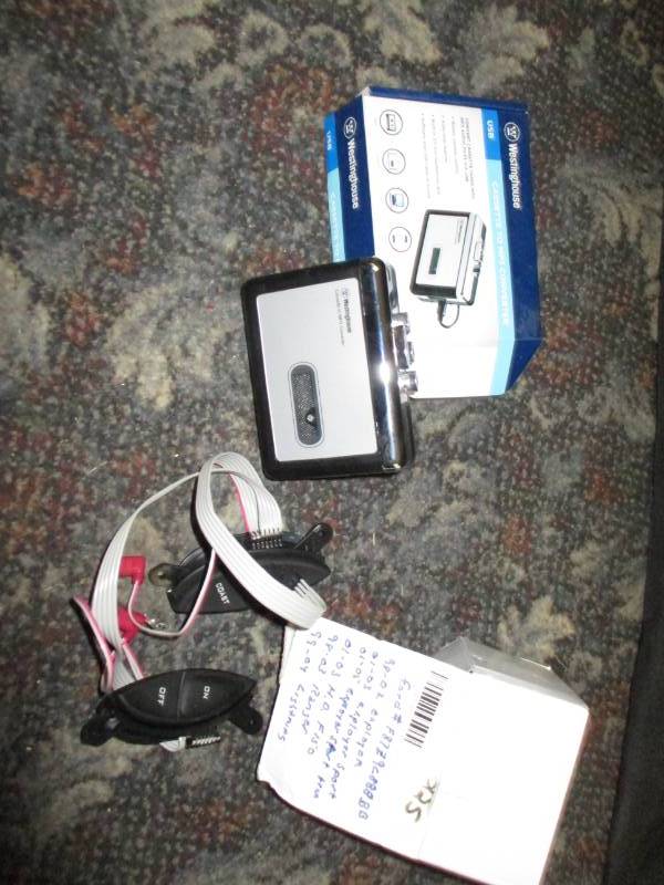 Cassette to MP3 Converter and Steering Wheel Cruise Mechanics, Please see pictures and read box, looks unused