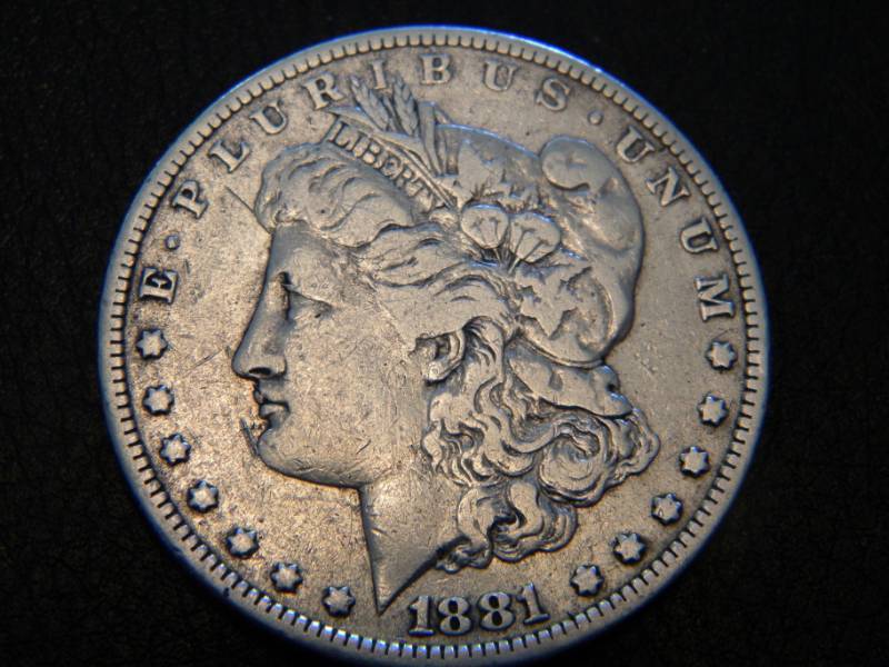 1881 O Morgan Silver Dollar