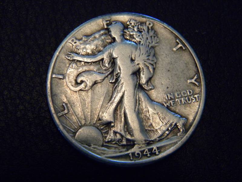 1944 D Walking Liberty Silver Half Dollar