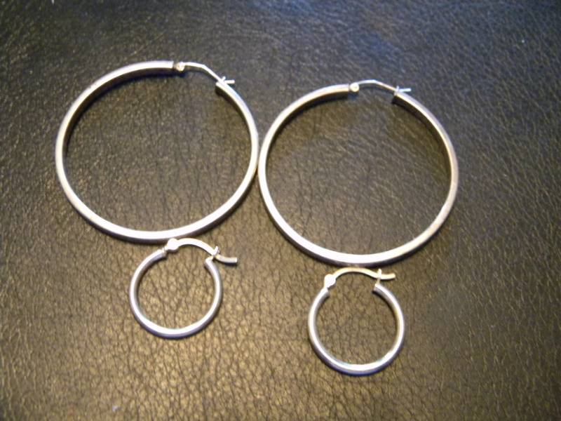 2 Pairs of Sterling Silver Earrings