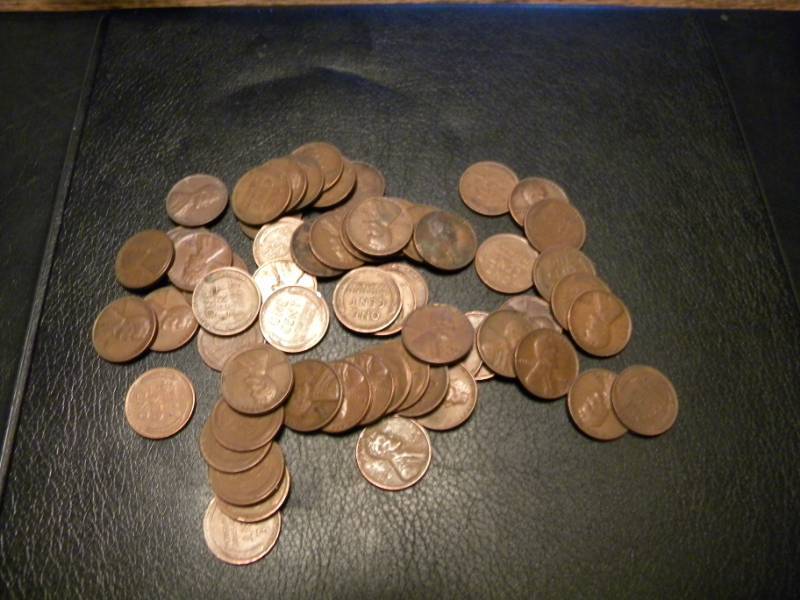 60 Wheat Back Pennies