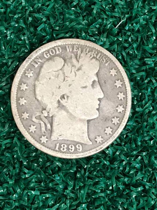 lot 34 image: 1899 Liberty Barber Half Dollar