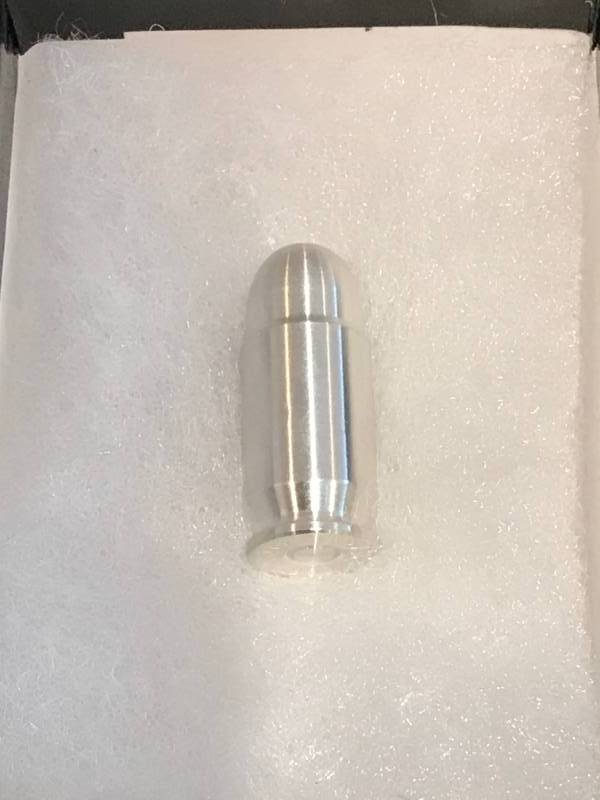 lot 42 image: 1 One Ounce (1oz) .999 Silver .45 cal Bullet (not real ammo)