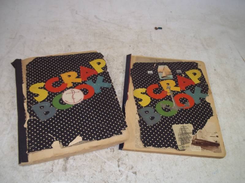 lot 56 image: Vintage 1940s Sailing and Maritime Scrap Books