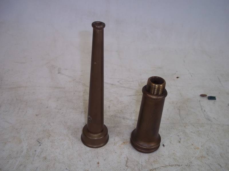 lot 121 image: Brass Hose nozzles