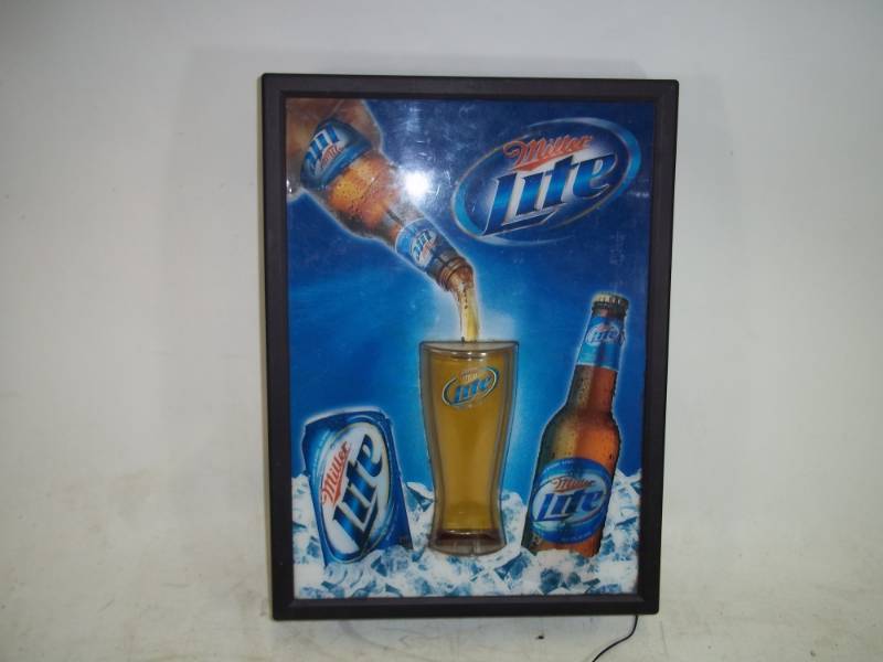 lot 137 image: Miller Light Needs Bulb
