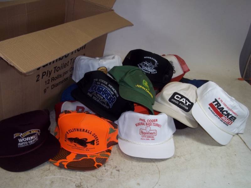 lot 169 image: Collection of Vintage snap back hats