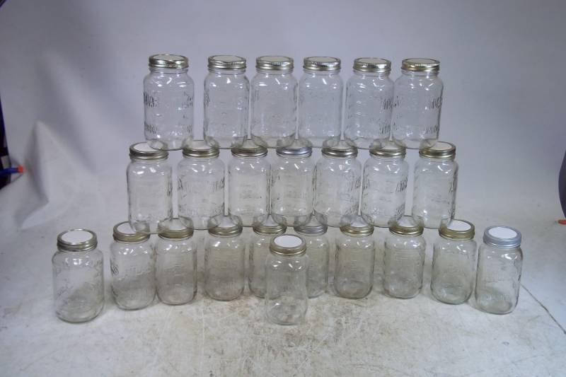 lot 175 image: Canning Jars with covers