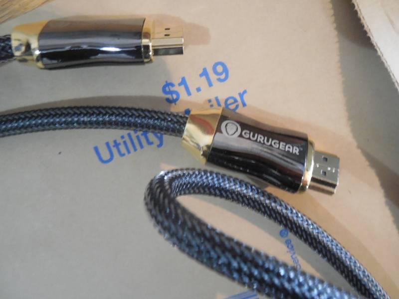 lot 88 image: GuruGear 4K 6-Ft. Gold-Plated HDMI Cable
