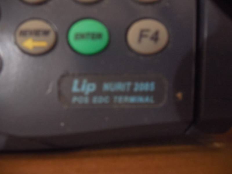 lot 96 image: NURIT 2085 POS CREDIT CARD MACHINE