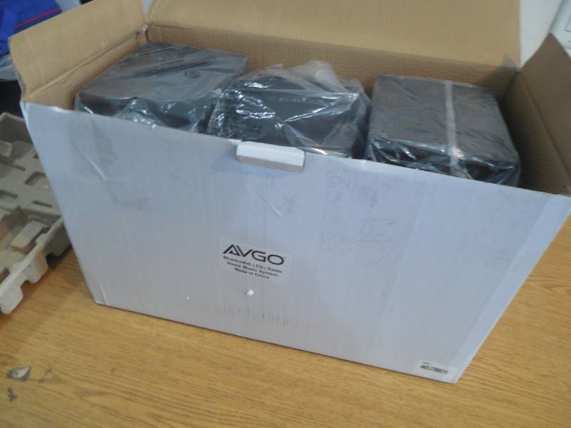 lot 62 image: AVGO BlueTooth CD Home Music System with LED Lights
