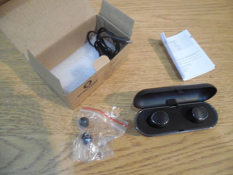 lot 75 image: GuruGear TWS True Wireless Bluetooth Stereo Earbuds