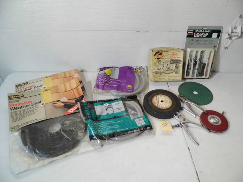 lot 58 image: Tools - Weather Stripping