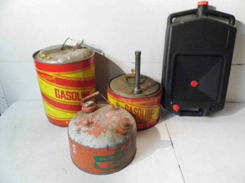 lot 72 image: Metal Gas Cans