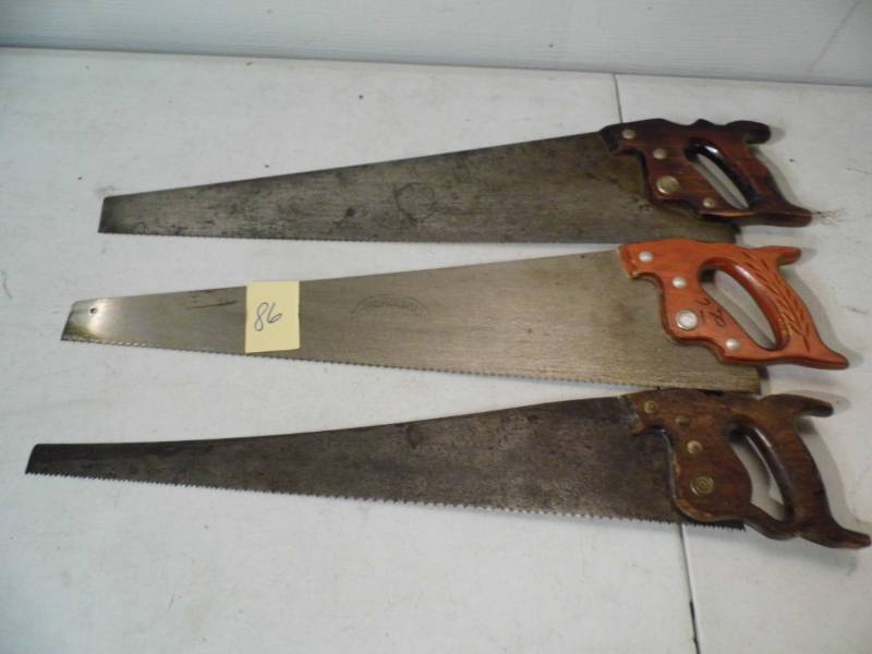 lot 86 image: Lot of 3 Saws